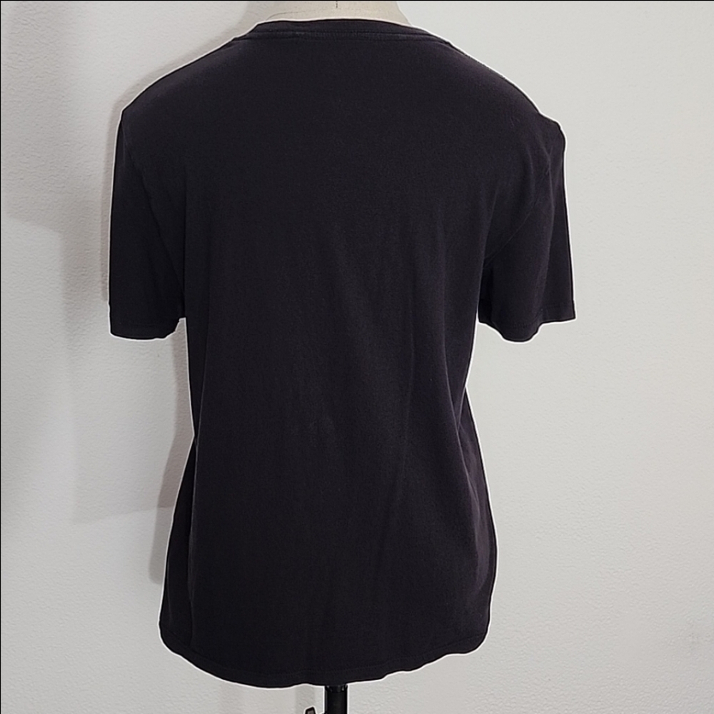 Guess T-Shirt Unisex Embossed Logo 100% Cotton Short Sleeve Vintage Black Size S - Picture 8 of 11